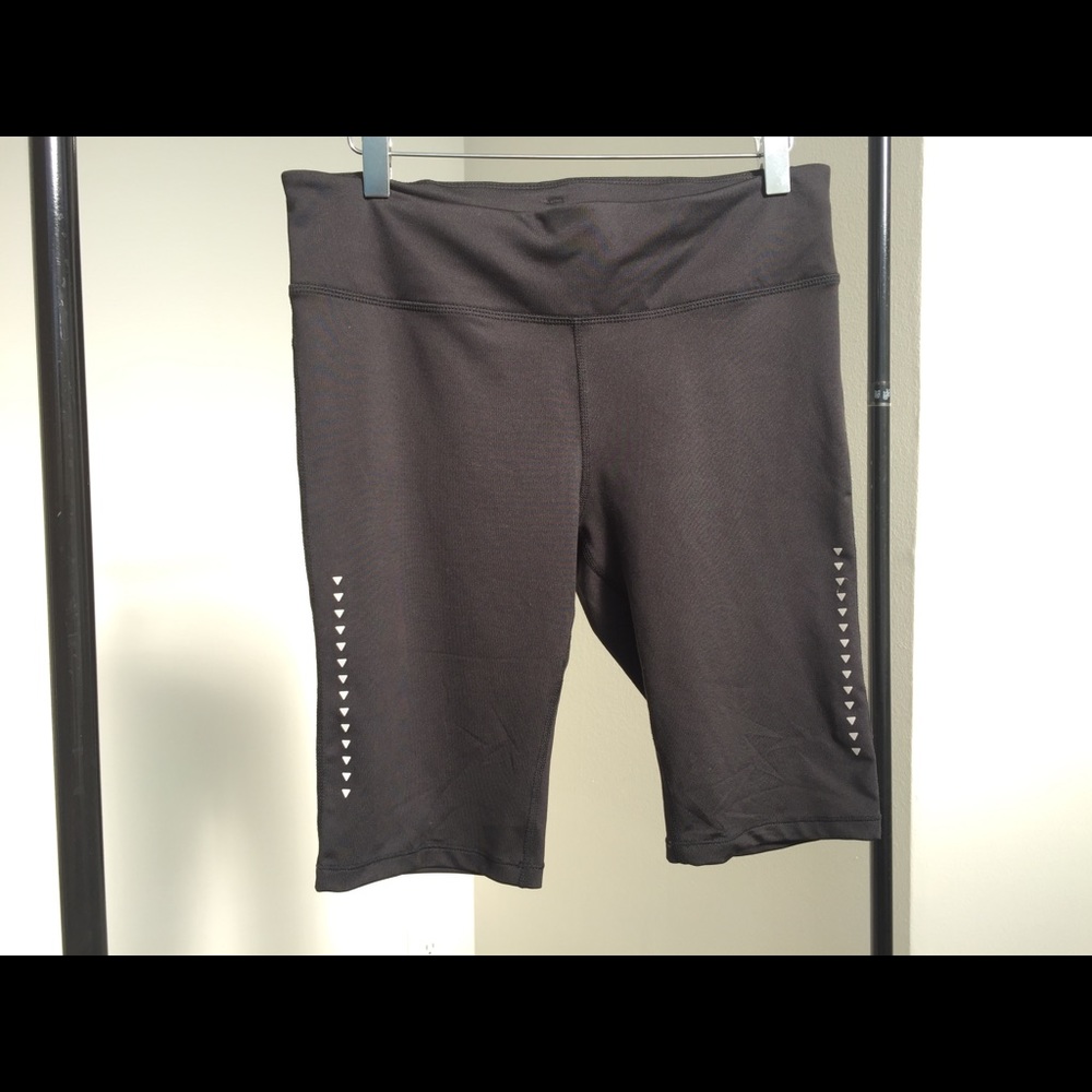 Black biking shorts